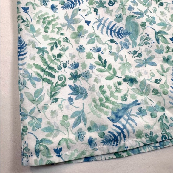 NWT JANIE AND JACK Girls Blue Floral Trim Sleeveless Top Summer Size 8 NEW - Picture 7 of 13